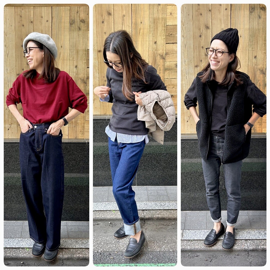 デニム着回しコーデ | 無印良品 | ショップブログ | 津田沼 デニム着回しコーデ | 無印良品 | ショップブログ | 津田沼