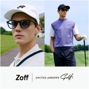ゴルフシーンに最適！「Zoff」×「UNITED ARROWS GOLF」コラボレーションサングラス第2弾が登場！