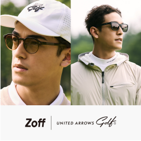 「Zoff｜UNITED ARROWS」から、新シリーズ「Zoff｜UNITED ARROWS GOLF」が登場