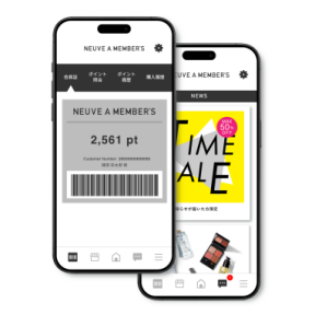 【ヌーヴ・エイ メンバーズ】ローズマリーでのお買い物でポイントたまる！新アプリ配信！