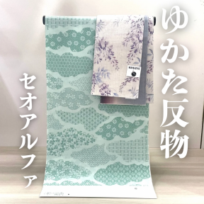 セオαのゆかた反物ご紹介！